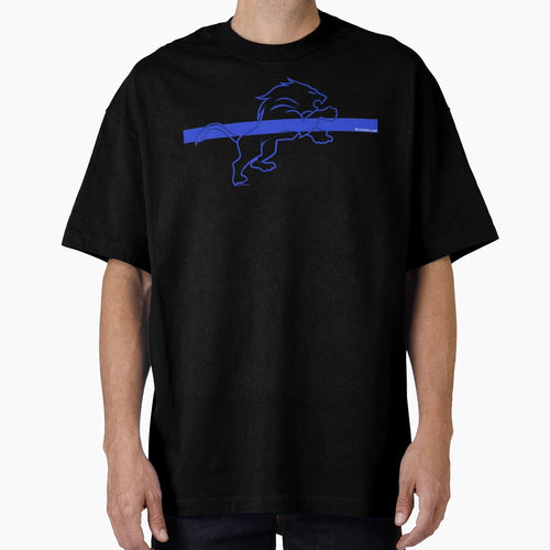 Blueline Leo T-Shirt - Aesthetic Graphic for Adults - T-Shirt, Sweatshirt, Hoodie