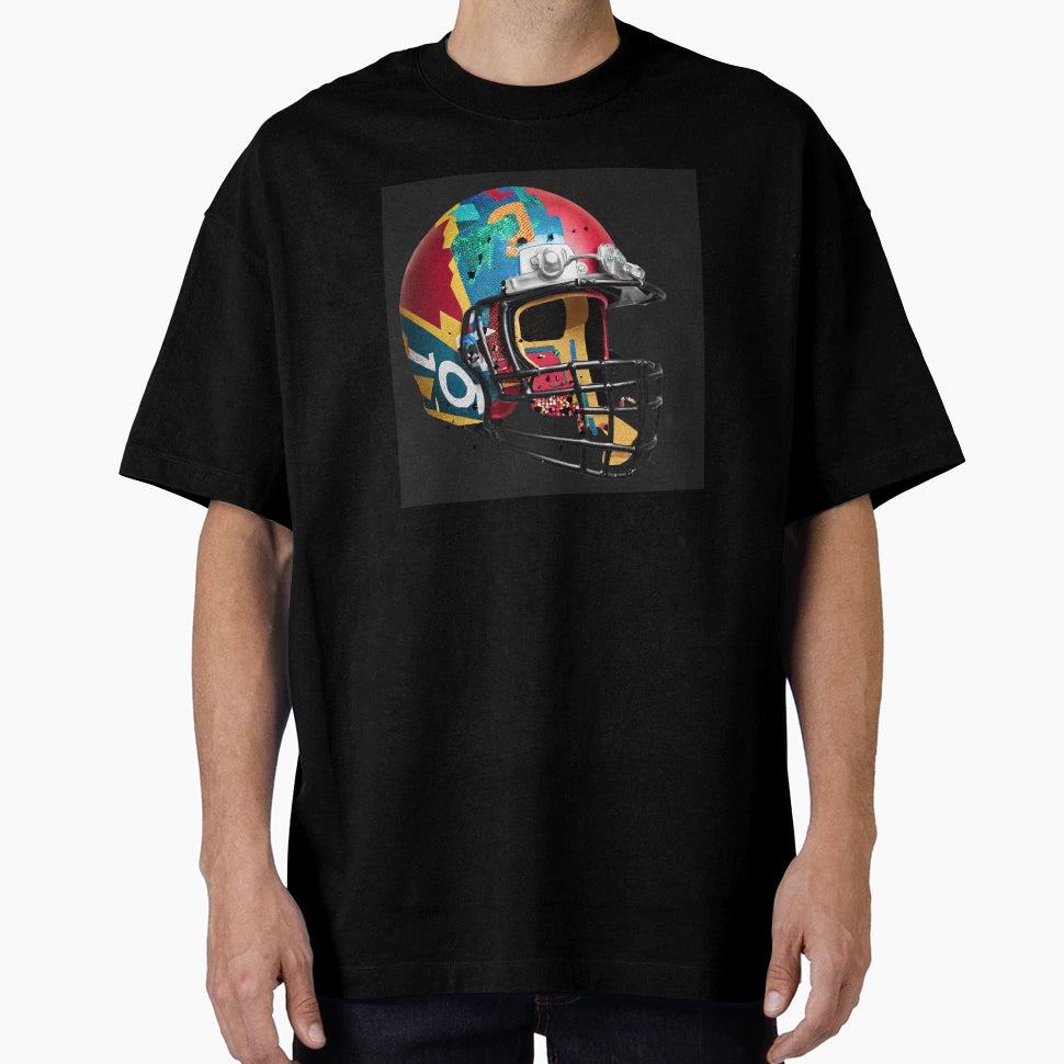 American Football Helmet T-Shirt - Fun Novelty Design for Adults - T-Shirt, Sweatshirt, Hoodie