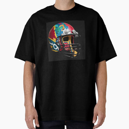 American Football Helmet T-Shirt - Fun Novelty Design for Adults - T-Shirt, Sweatshirt, Hoodie