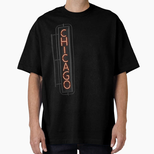 Chicago Neon Musical T-Shirt - Casual Everyday Wear Unisex - T-Shirt, Sweatshirt, Hoodie