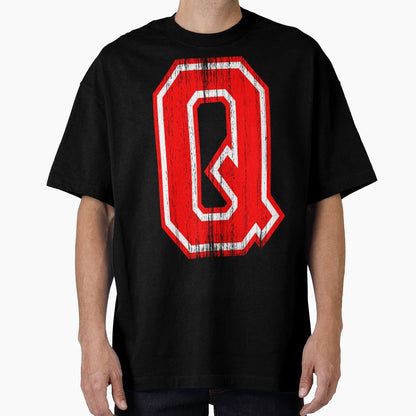 Big Red Letter Q T-Shirt - Novelty Apparel Men Women - T-Shirt, Sweatshirt, Hoodie