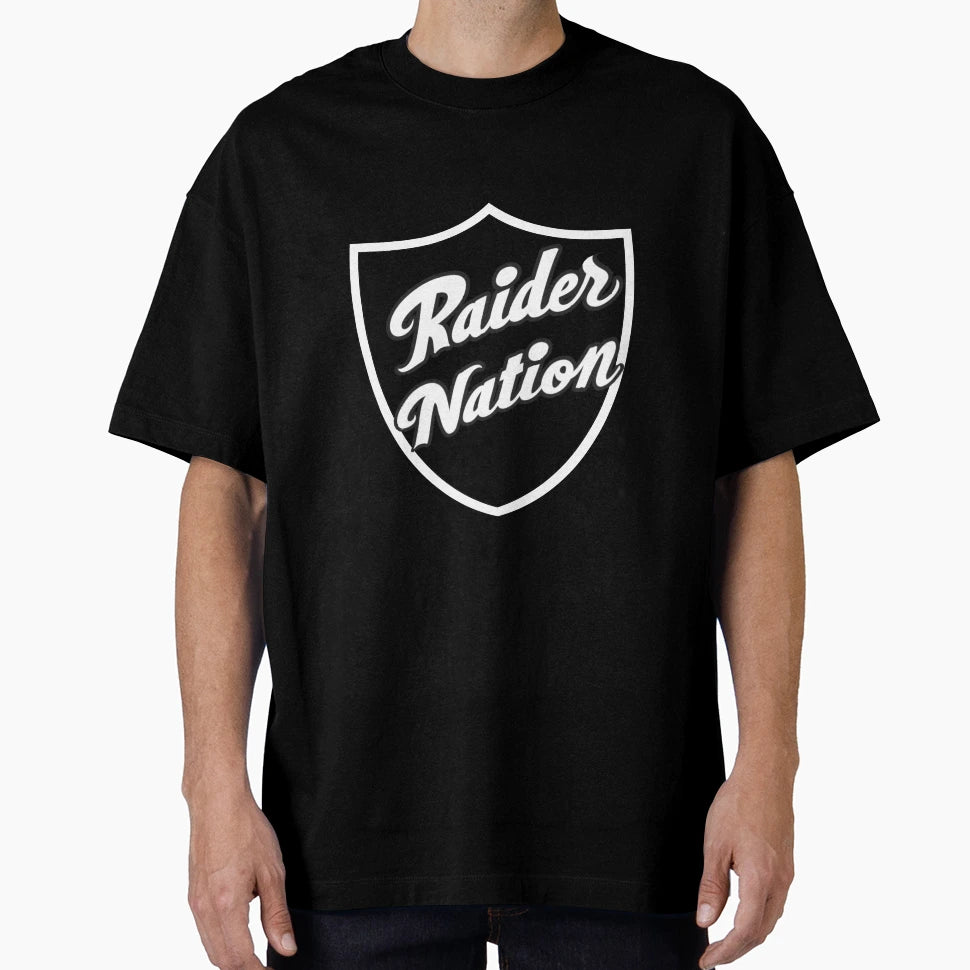 Raider Nation Shield T-Shirt - Novelty Apparel for Adults - T-Shirt, Sweatshirt, Hoodie