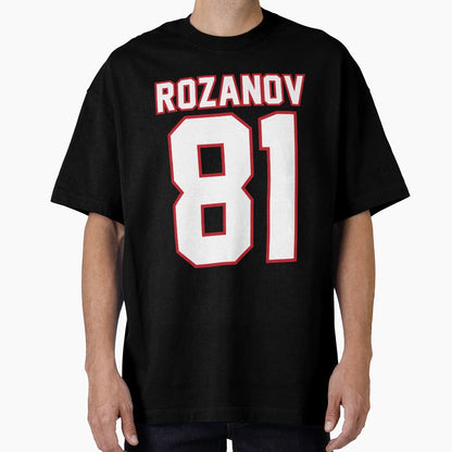 Ilya Rozanov 81 Hockey Jersey Back T-Shirt - Minimalist Print Unisex - T-Shirt, Sweatshirt, Hoodie