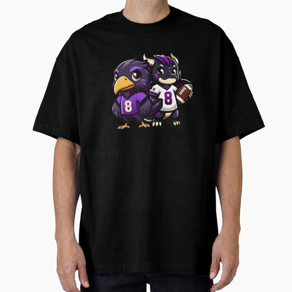 Ravens Game Day T-Shirt - Aesthetic Graphic for Adults - T-Shirt, Sweatshirt, Hoodie