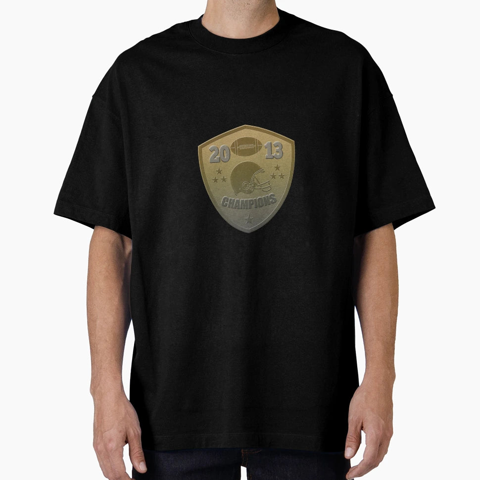 American Football Champions Shield 2013 T-Shirt - Unique Graphic Unisex - T-Shirt, Sweatshirt, Hoodie