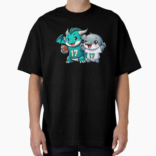 Dolphins Game Day T-Shirt - Fun Novelty Design for Adults - T-Shirt, Sweatshirt, Hoodie