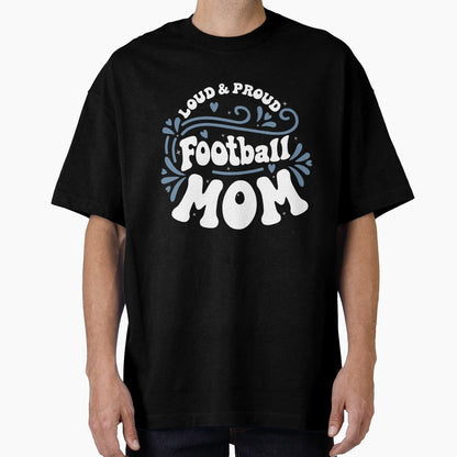 Football Mom T-Shirt - Minimalist Print Unisex - T-Shirt, Sweatshirt, Hoodie