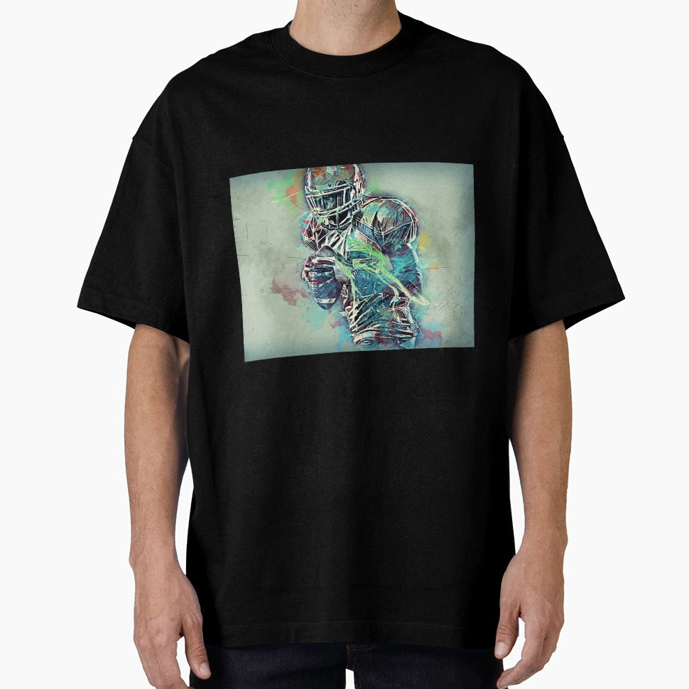 American Football Player T-Shirt - Casual Everyday Wear Men Women - T-Shirt, Sweatshirt, Hoodie