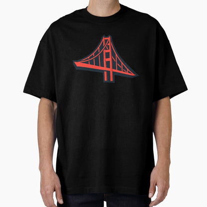San Francisco Golden Gate Bridge Minimal T-Shirt - Graphic Print Unisex - T-Shirt, Sweatshirt, Hoodie