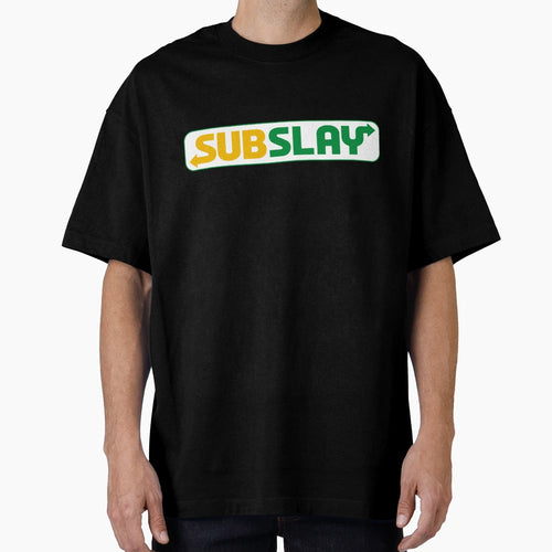 Subslay Subway Inspired Logo T-Shirt - Novelty Apparel Men Women - T-Shirt, Sweatshirt, Hoodie