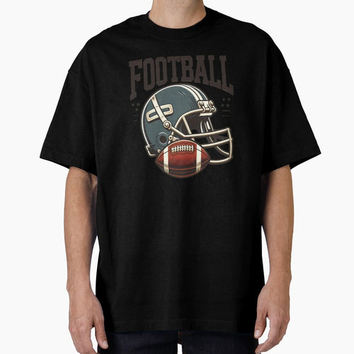 Football Helmet Ball American Football T-Shirt - Streetwear Style Unisex - T-Shirt, Sweatshirt, Hoodie