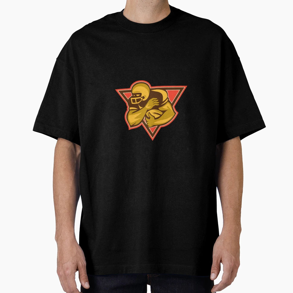 American Football Running Back Ball T-Shirt - Casual Everyday Wear Unisex - T-Shirt, Sweatshirt, Hoodie