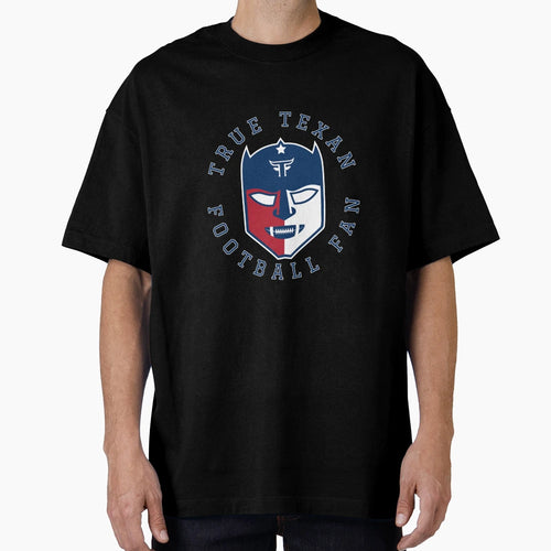 True Texan Football Fan Icon T-Shirt - Novelty Apparel for Adults - T-Shirt, Sweatshirt, Hoodie
