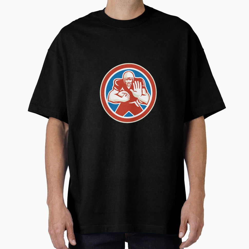 American Football Player Fend Off T-Shirt - Streetwear Style Men Women - T-Shirt, Sweatshirt, Hoodie