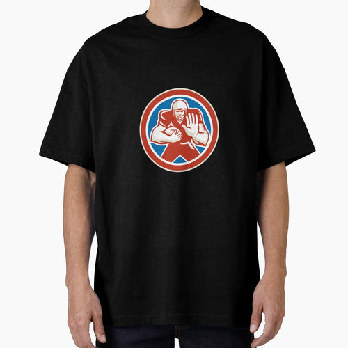 American Football Player Fend Off T-Shirt - Streetwear Style Men Women - T-Shirt, Sweatshirt, Hoodie