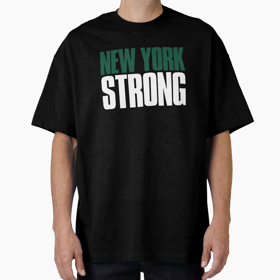 New York Strong Sports Fan Green T-Shirt - Custom Art Print for Adults - T-Shirt, Sweatshirt, Hoodie
