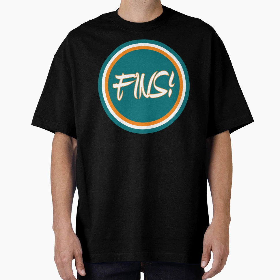 Dolphins Circle T-Shirt - Casual Everyday Wear for Adults - T-Shirt, Sweatshirt, Hoodie