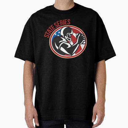 American Football State Series Ball T-Shirt - Aesthetic Graphic Men Women - T-Shirt, Sweatshirt, Hoodie