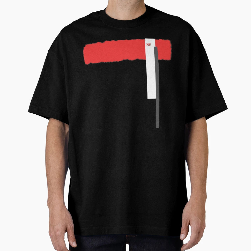 New York Black Red White T-Shirt - Graphic Print for Adults - T-Shirt, Sweatshirt, Hoodie