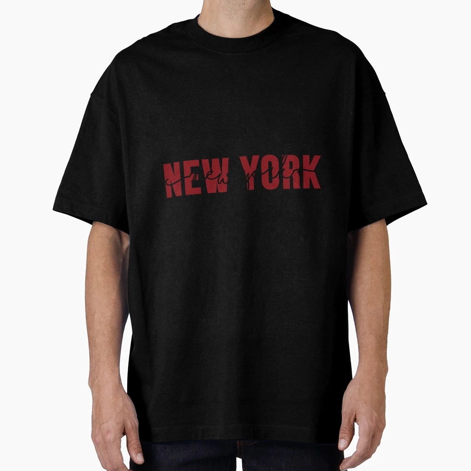 New York Red T-Shirt - Streetwear Style for Adults - T-Shirt, Sweatshirt, Hoodie