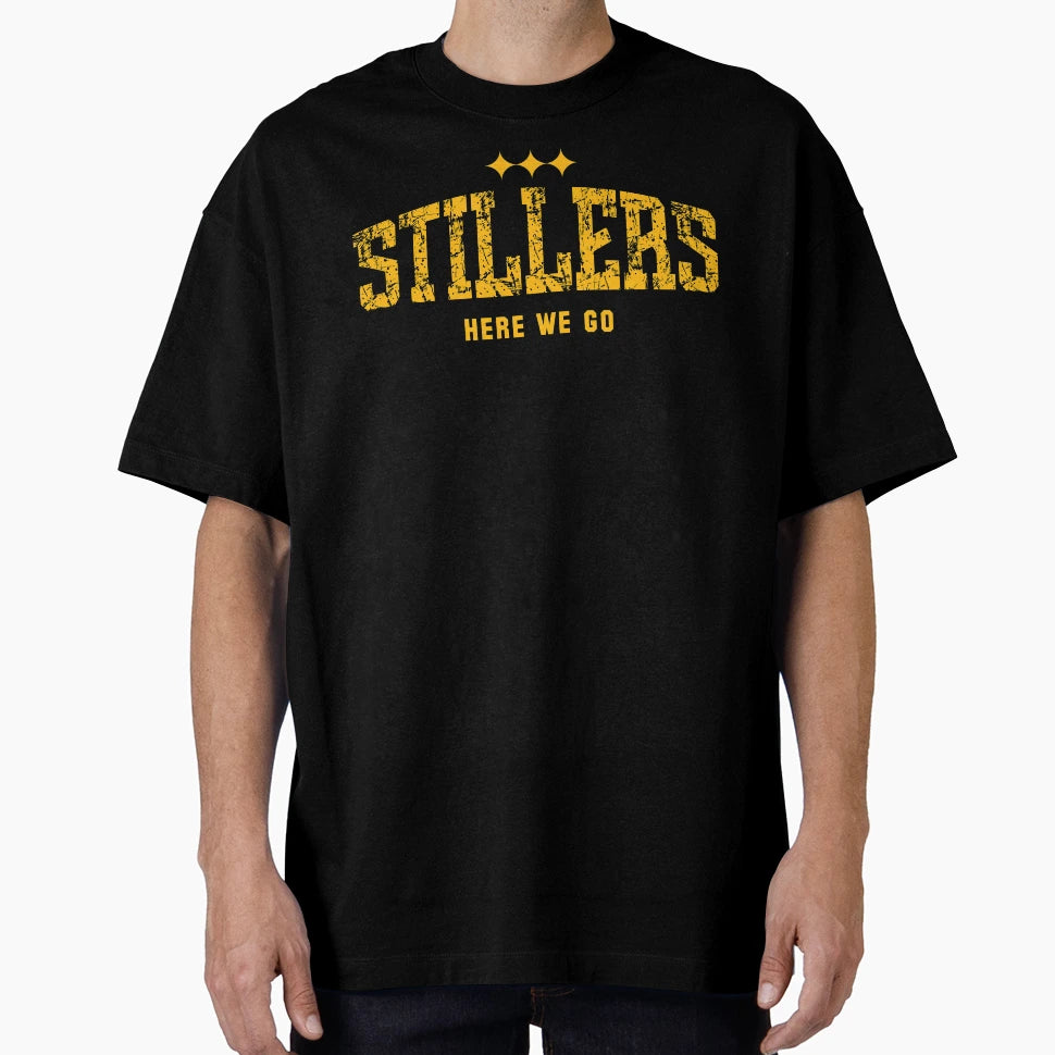 Stillers Distressed Gold T-Shirt - Trendy Graphic Men Women - T-Shirt, Sweatshirt, Hoodie