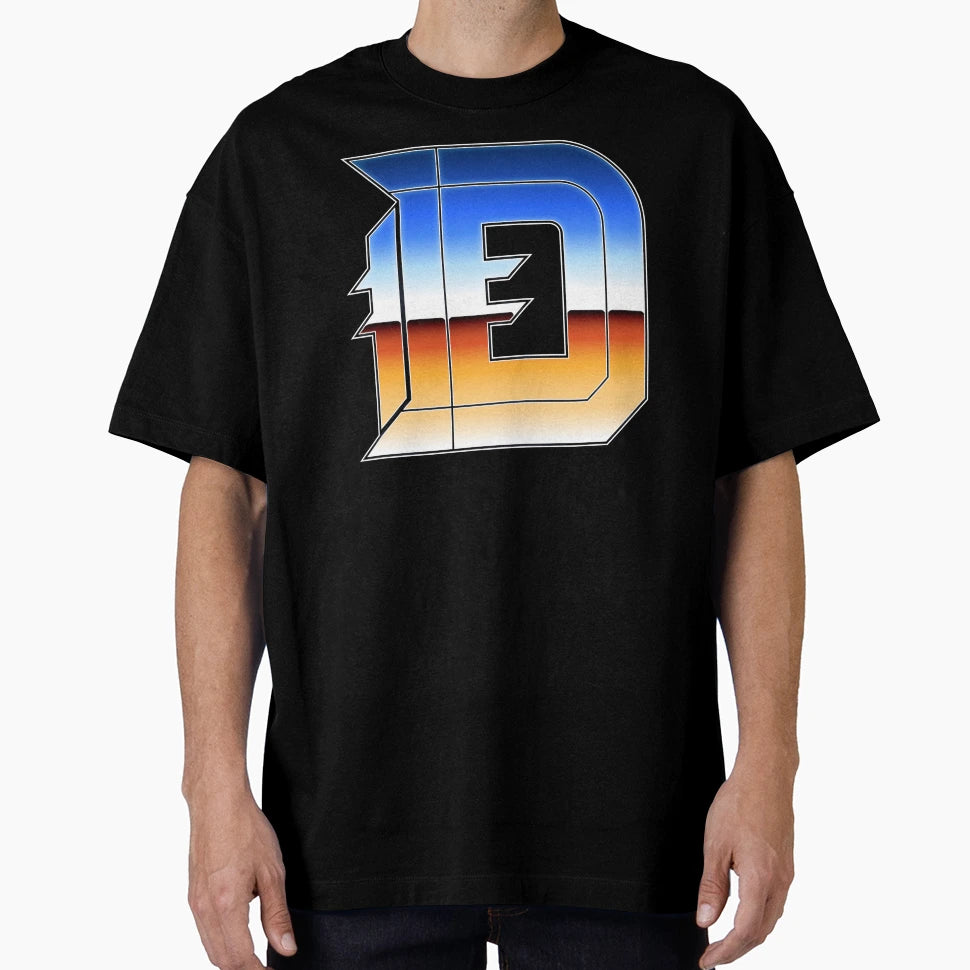Detroit D Chrome Ii T-Shirt - Fun Novelty Design Unisex - T-Shirt, Sweatshirt, Hoodie