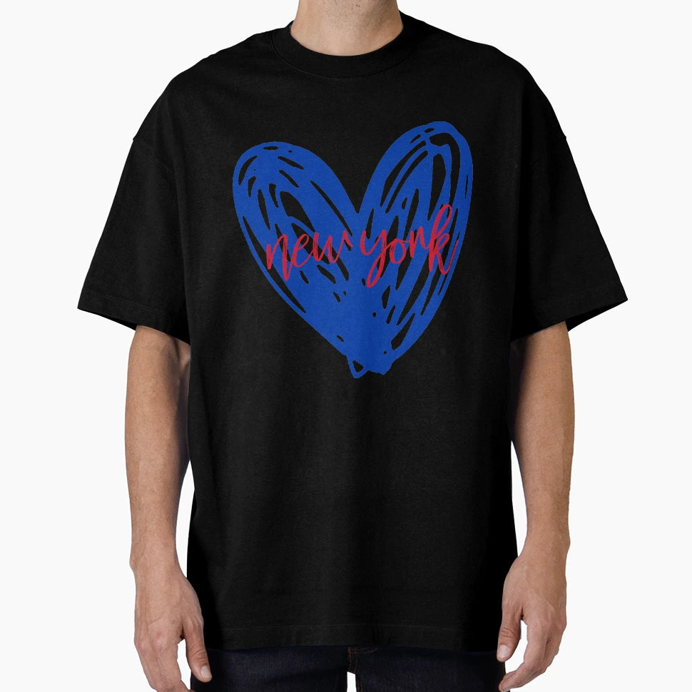 New York Heart 5 T-Shirt - Unique Graphic for Adults - T-Shirt, Sweatshirt, Hoodie
