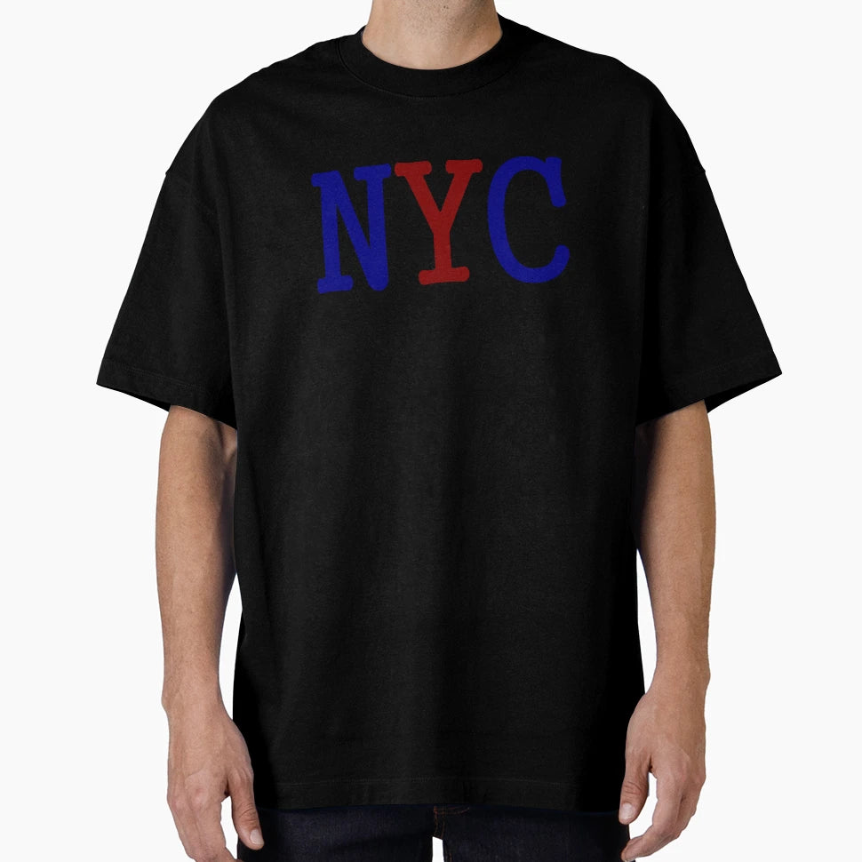 Nyc New York City Blue Red T-Shirt - Fun Novelty Design for Adults - T-Shirt, Sweatshirt, Hoodie