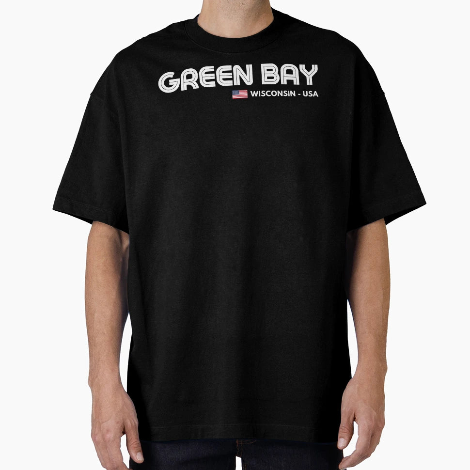 Green Bay Wisconsin Usa T-Shirt - Minimalist Print Unisex - T-Shirt, Sweatshirt, Hoodie