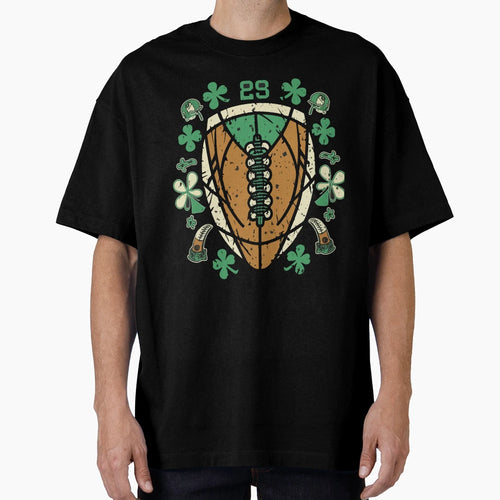 American Football St Patricks Day T-Shirt - Casual Everyday Wear Men Women - T-Shirt, Sweatshirt, Hoodie
