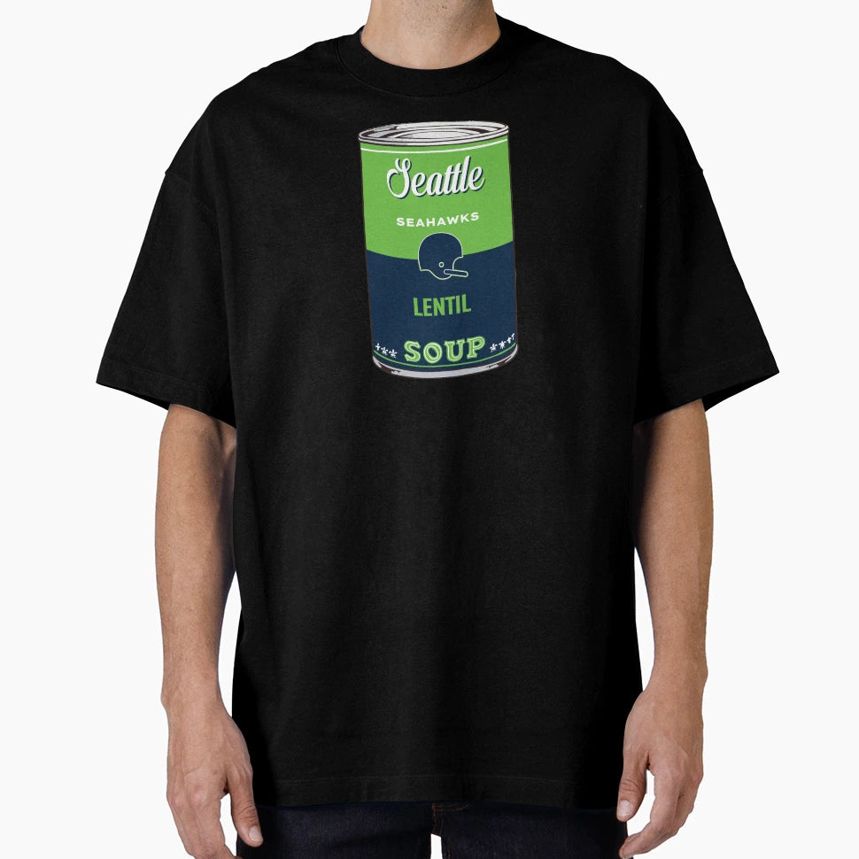 Seattle Seahawks Soup Can T-Shirt - Streetwear Style Unisex - T-Shirt, Sweatshirt, Hoodie