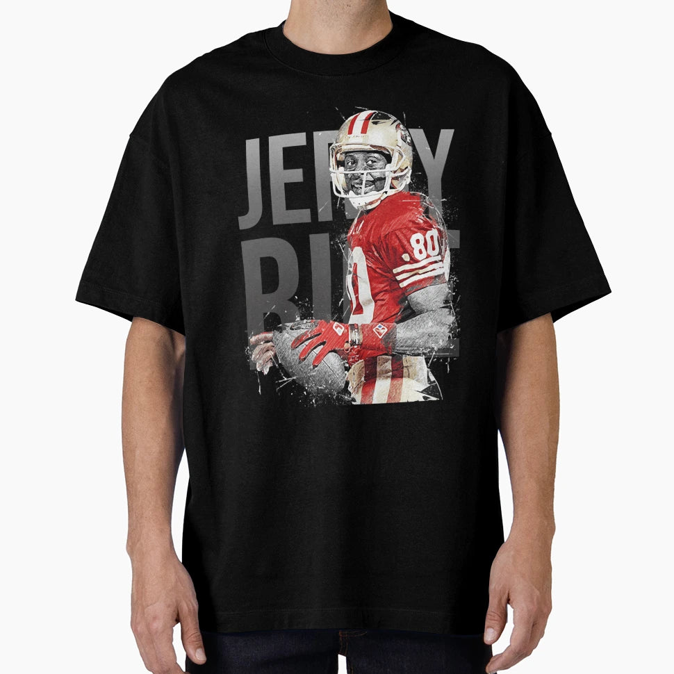 Jerry Rice T-Shirt - Casual Everyday Wear Men Women - T-Shirt, Sweatshirt, Hoodie