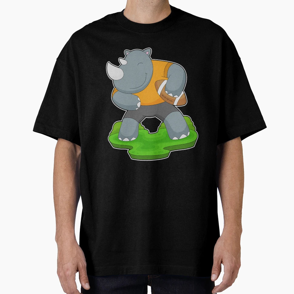 Rhino American Football T-Shirt - Trendy Graphic Unisex - T-Shirt, Sweatshirt, Hoodie