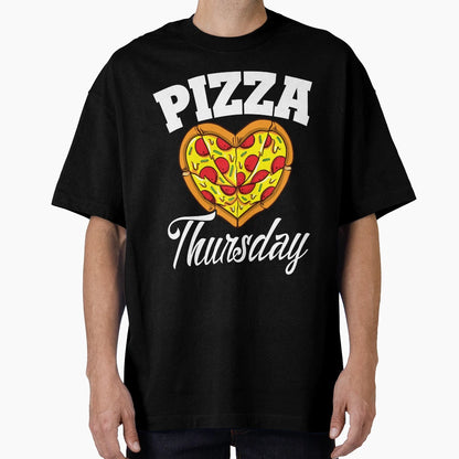 Thursday Pizza Night Funny Pizza Lover T-Shirt - Unique Graphic for Adults - T-Shirt, Sweatshirt, Hoodie