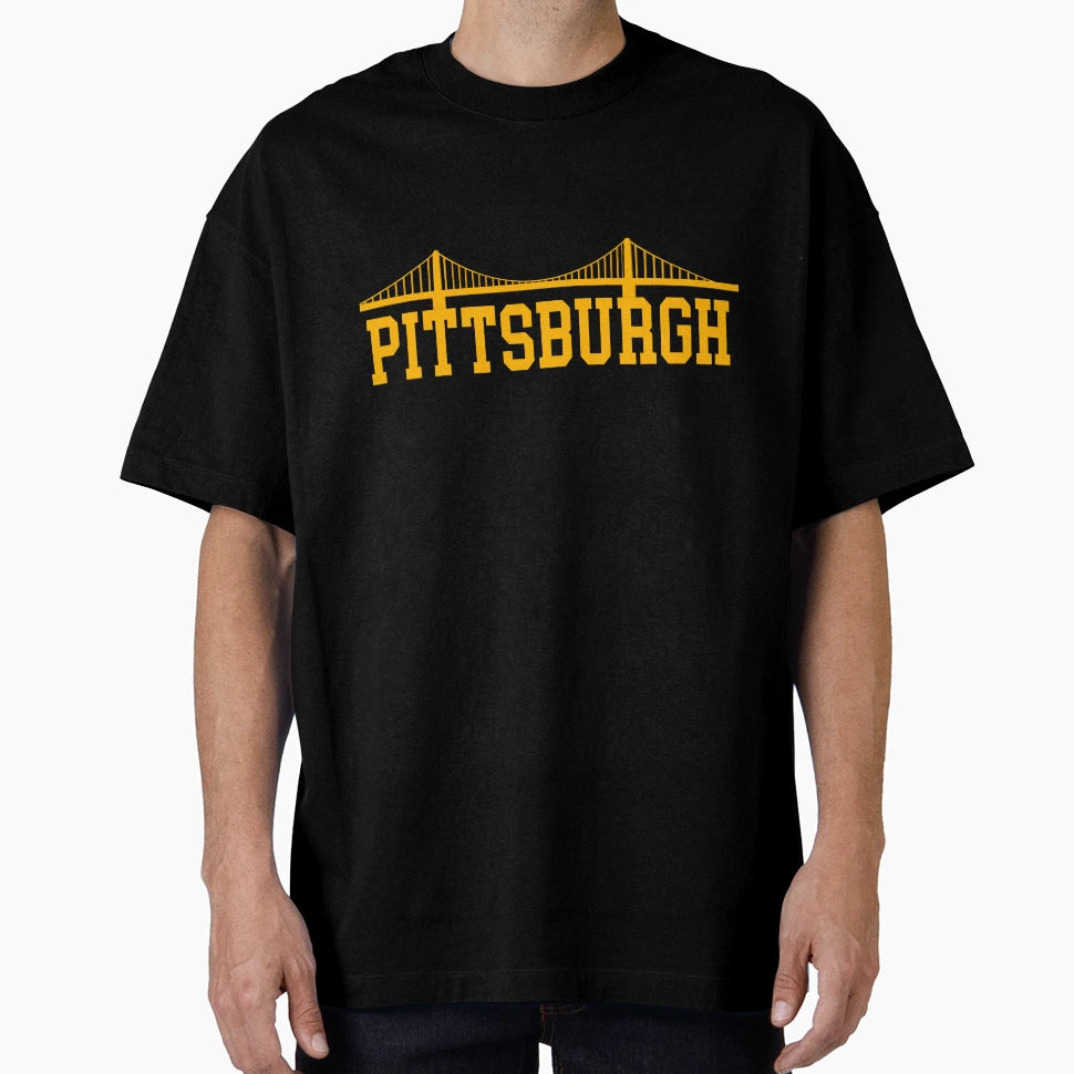 Pittsburgh Bridge Grey T-Shirt - Casual Everyday Wear for Adults - T-Shirt, Sweatshirt, Hoodie