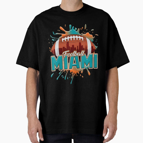Miami Football T-Shirt - Aesthetic Graphic Unisex - T-Shirt, Sweatshirt, Hoodie