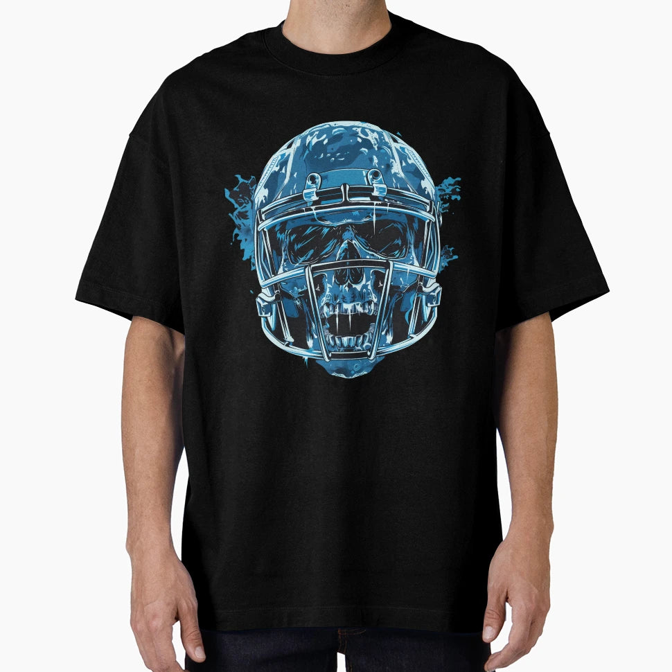Frozen Fury Helmet T-Shirt - Streetwear Style Unisex - T-Shirt, Sweatshirt, Hoodie