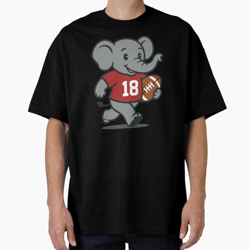 Crimson Victory Elephant T-Shirt - Fun Novelty Design for Adults - T-Shirt, Sweatshirt, Hoodie