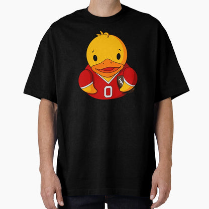 Football Player Rubber Duck T-Shirt - Aesthetic Graphic for Adults - T-Shirt, Sweatshirt, Hoodie