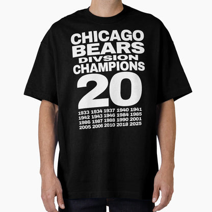 Chicago Bears Champions 2025 2 T-Shirt - Custom Art Print for Adults - T-Shirt, Sweatshirt, Hoodie
