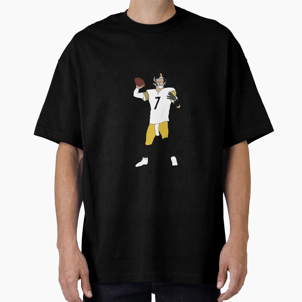 Pittsburgh Steelers Ben T-Shirt - Custom Art Print for Adults - T-Shirt, Sweatshirt, Hoodie
