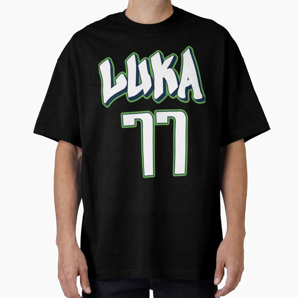 Luka Doncic 77 City Jersey T-Shirt - Casual Everyday Wear Men Women - T-Shirt, Sweatshirt, Hoodie