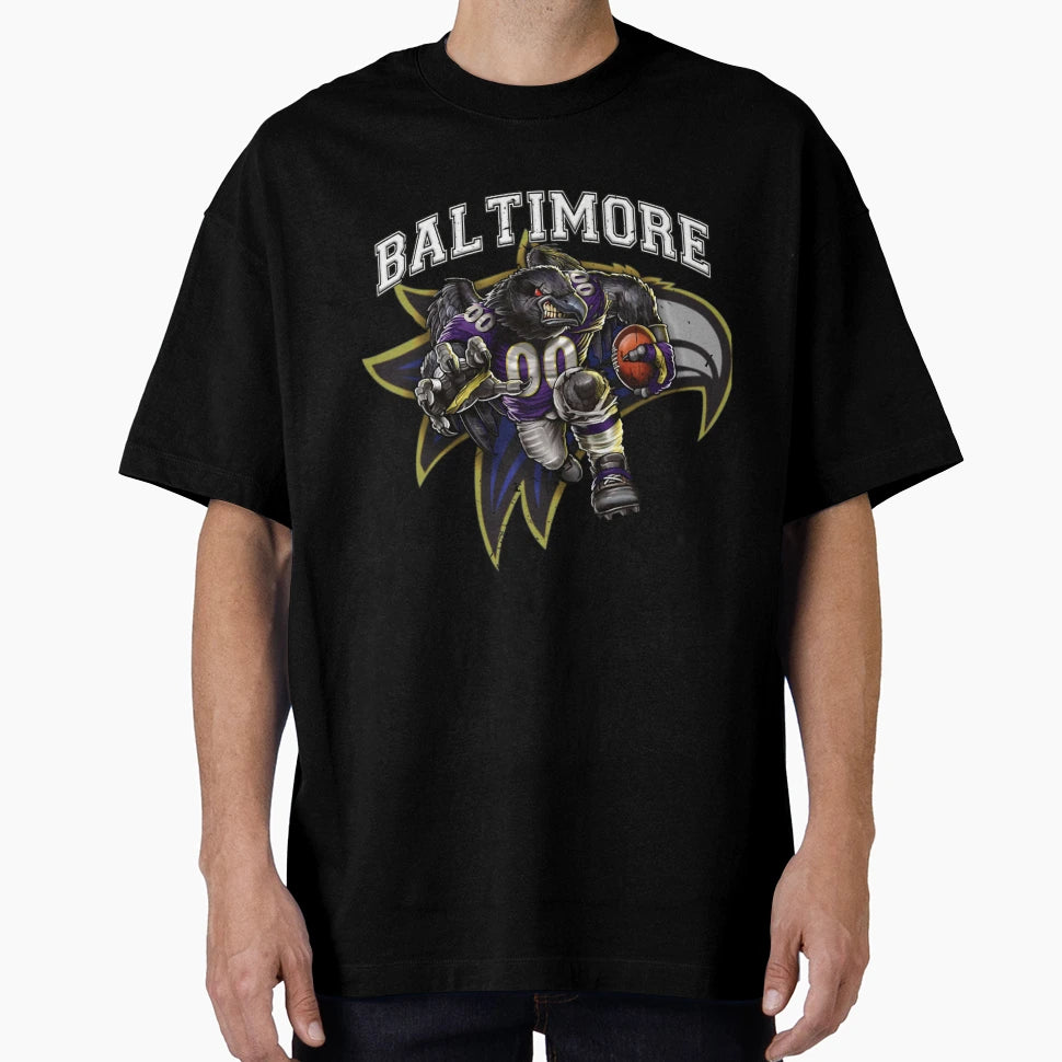 Art Baltimore Ravens T-Shirt - Novelty Apparel for Adults - T-Shirt, Sweatshirt, Hoodie