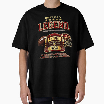 Dad Legend Red Baseball Cap T-Shirt - Streetwear Style for Adults - T-Shirt, Sweatshirt, Hoodie