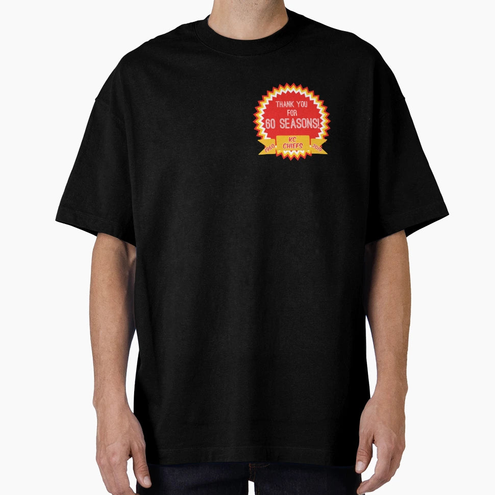 Chiefs 60 Seasons T-Shirt - Unique Graphic Men Women - T-Shirt, Sweatshirt, Hoodie