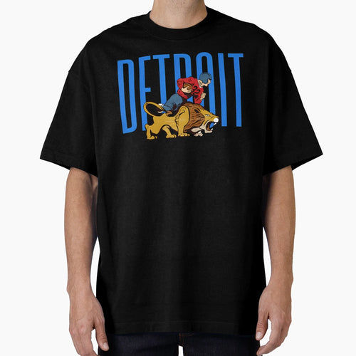 Detroit Lions T-Shirt - Custom Art Print Unisex - T-Shirt, Sweatshirt, Hoodie