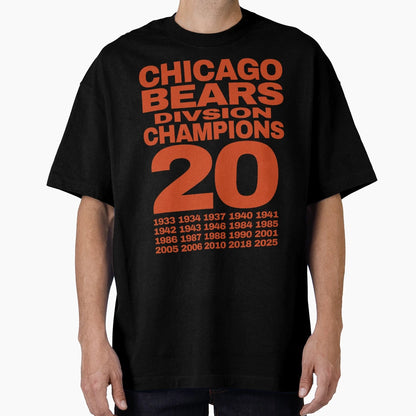 Chicago Bears Champions 2025 T-Shirt - Unique Graphic Men Women - T-Shirt, Sweatshirt, Hoodie