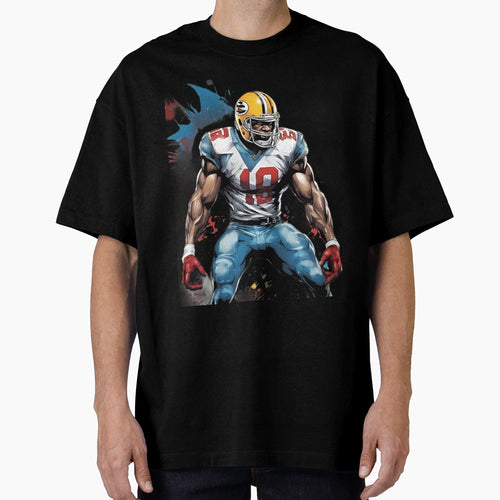High School American Football T-Shirt - Aesthetic Graphic Unisex - T-Shirt, Sweatshirt, Hoodie