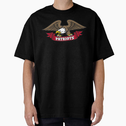Patriots Sports Logo T-Shirt - Fun Novelty Design Men Women - T-Shirt, Sweatshirt, Hoodie