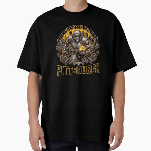 Pittsburgh Football Steel City T-Shirt - Casual Everyday Wear Unisex - T-Shirt, Sweatshirt, Hoodie